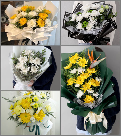 贵州毕节市威宁县草海镇梨银村白事花束代送